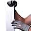 Vanguard Safety G11C17 Flat Nitrile Coated Nylon Knit Work Gloves, Gray/Black, Small; 144 Pairs/CS