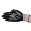 Vanguard Safety G11C18 Flat Nitrile Coated Nylon Knit Work Gloves, Gray/Black, Medium; 144 Pairs/CS