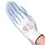 Vanguard Safety G12A27 Foam Nitrile Coated Nylon Knit Work Gloves, White/Gray, Small; 144 Pairs/CS