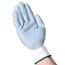 Vanguard Safety G12A28 Foam Nitrile Coated Nylon Knit Work Gloves, White/Gray, Medium; 144 Pairs/CS