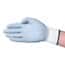 Vanguard Safety G12A28 Foam Nitrile Coated Nylon Knit Work Gloves, White/Gray, Medium; 144 Pairs/CS