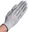 Vanguard Safety R11A39 A3 HPPE PU Coated Cut Resistant Work Gloves, Salt & Pepper, Large; 144 Pairs/CS