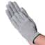 Vanguard Safety R18G47 A4 HPPE Uncoated Cut Resistant Work Gloves, Gray, Small; 24 Pairs/CS