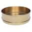 W.S. Tyler 8483 Receiving Pan with Fitted Rim for Nesting 8" Full Height Brass Sieves