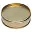 W.S. Tyler 8483 Receiving Pan with Fitted Rim for Nesting 8" Full Height Brass Sieves