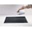 Wearwell Sanitizing Floor Mat, Tall Wall, 32" x 39", Black
