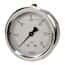 Wika 213.53 Liquid Filled Industrial Pressure Gauge, 30" Hg to 15 psi, 2.5" Dial, Back