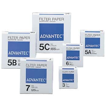 Advantec Grade No. 6 Ashless Filter Paper for Medium-Fine Retention