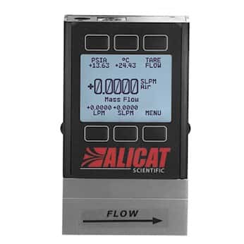 Alicat M-Series Mass Flowmeters with Digital Display, SLPM