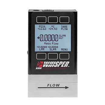 Alicat Whisper™ MW-Series  Low-Pressure Drop Mass Flowmeters, Digital Display, SCCM