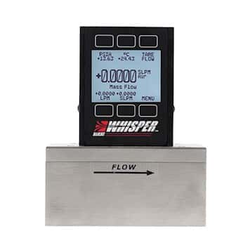 Alicat Whisper™ MW-Series Mass Flowmeters with Digital Display, SLPM