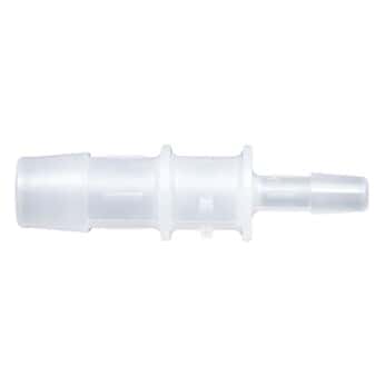 Cole-Parmer® Cleanroom Hose Barb Fittings, Straight Reducer, Animal-Derivative-Free Polypropylene