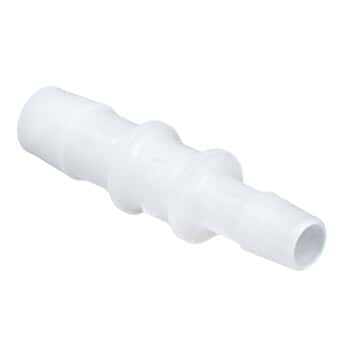 Cole-Parmer® Cleanroom Hose Barb Fittings, Straight Reducer, Natural Kynar®