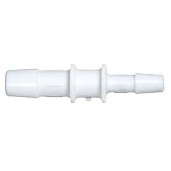Cole-Parmer® Cleanroom Hose Barb Fittings, Straight Reducer, White Nylon
