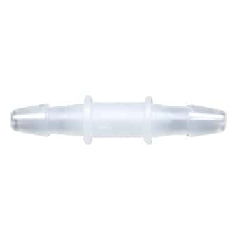 Cole-Parmer® Cleanroom Hose Barb Fittings, Straight Union, Natural Nylon