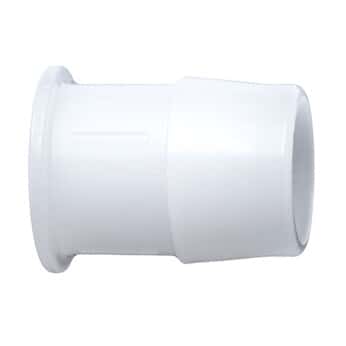 Cole-Parmer® Cleanroom Hose Barb to Plug Fittings, Straight Adapter, Natural Kynar®