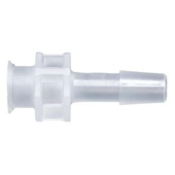 Cole-Parmer® Cleanroom Large-Bore Female Luer to Hose Barb Fittings, Straight Adapter, Animal-Derivative-Free Polypropylene