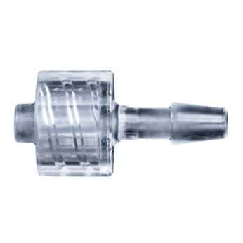 Cole-Parmer® Cleanroom Male Luer to Hose Barb Fittings, Straight Adapter, CrystalVu™