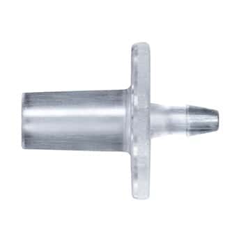 Cole-Parmer® Cleanroom Male Slip Luer to Barb Fittings, Straight Adapter, CrystalVu™
