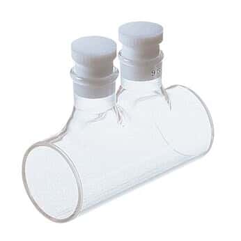 Cole-Parmer Cylindrical Cuvettes with two Stoppers of PTFE Resin