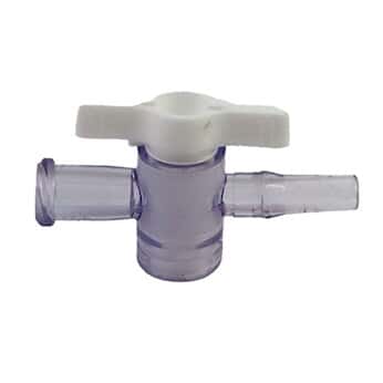 Cole-Parmer® Disposable 1-Way Stopcocks with Luer Fittings, Polycarbonate