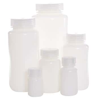 Cole-Parmer® Economy Wide-Mouth Plastic Bottles, HDPE
