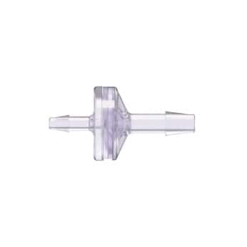 Cole-Parmer® Enlarging Check Valves, Gamma-Stable Polycarbonate