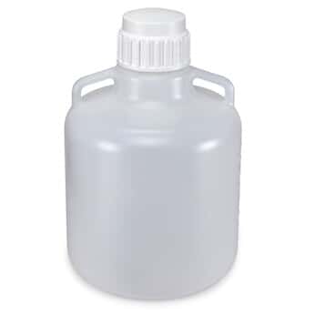 Cole-Parmer® FDA-Compliant Carboy w/ Handles, PP