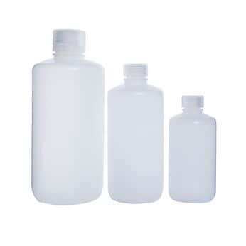 Cole-Parmer® Fluorinated HDPE Narrow-Mouth Plastic Bottles