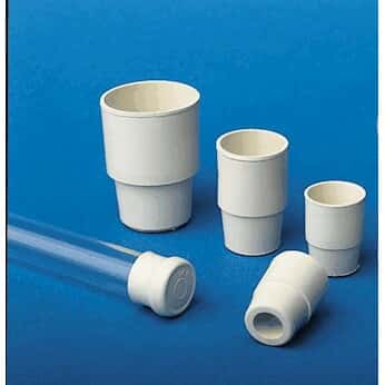 Cole-Parmer® Folding Skirt Stoppers, Rubber or Silicone