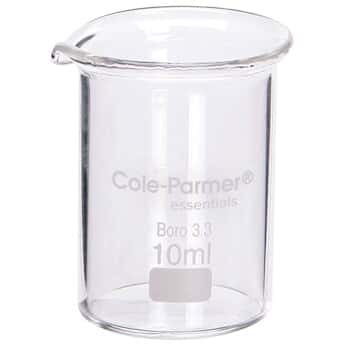 Cole-Parmer® Griffin Low-Form Graduated Glass Beakers – Durable Borosilicate Lab Beakers