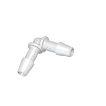 Cole-Parmer® Hose Barb Fitting, 90° Elbow, HDPE