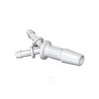 Cole-Parmer® Hose Barb Fitting, Y Reducer, HDPE