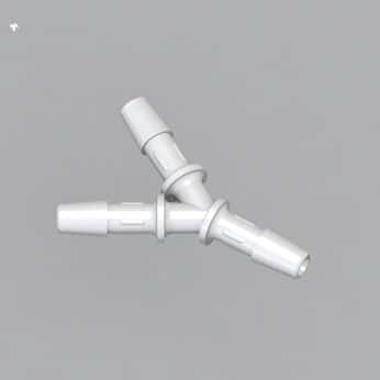 Cole-Parmer® Hose Barb Fitting, Y Union, HDPE