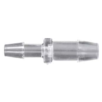 Cole-Parmer® Hose Barb Fittings, Straight Reducer, Natural Polycarbonate