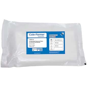 Cole-Parmer®Poly-Cellulose Presaturated Cleanroom Wipes 