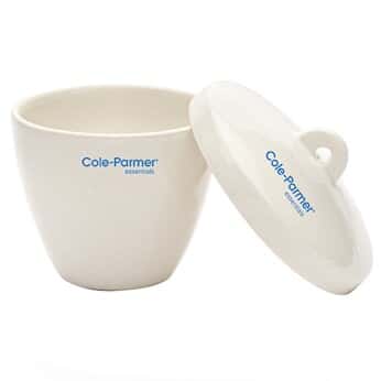 Cole-Parmer® Porcelain High-Form Crucibles with Covers