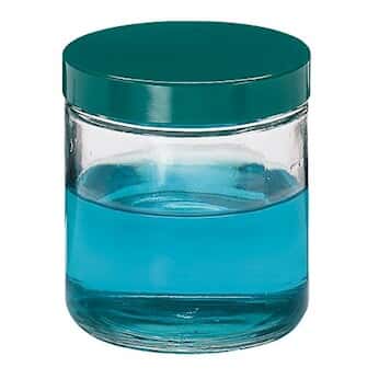 Cole-Parmer® Pre-Cleaned Wide-Mouth Jars, Clear Glass