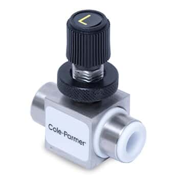 Cole-Parmer® PTFE Needle Valves