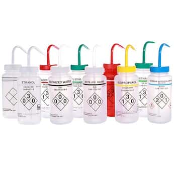 Cole-Parmer® Safety Wash Bottles, LDPE