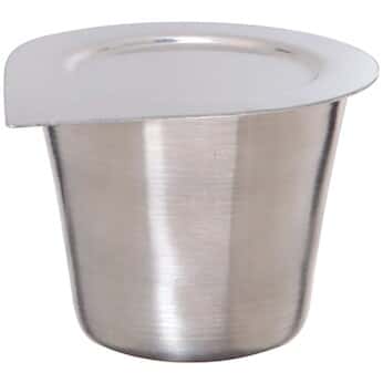 Cole-Parmer® Stainless Steel Crucibles with Covers