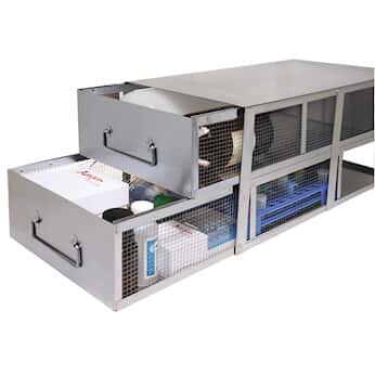Cole-Parmer® Upright Freezer Bin Racks