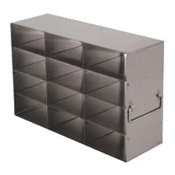 Cole-Parmer® Upright Freezer Racks for 25-Place Slide Boxes