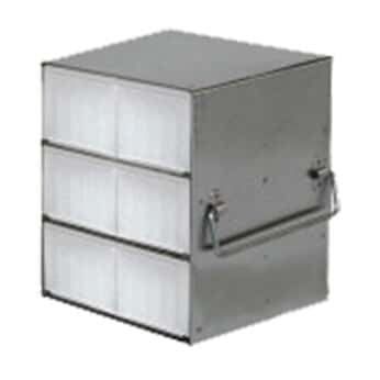Cole-Parmer® Upright Freezer Racks for 50-Cell 1.5 mL Microtube Storage Boxes
