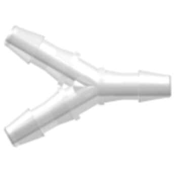 Cole-Parmer® VapLock™ Union Fittings, Hose Barb, Y-Connector