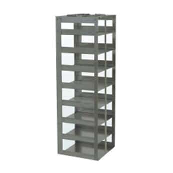 Cole-Parmer® Vertical/Chest Freezer Racks for 100-Cell Hinged Top Plastic Boxes