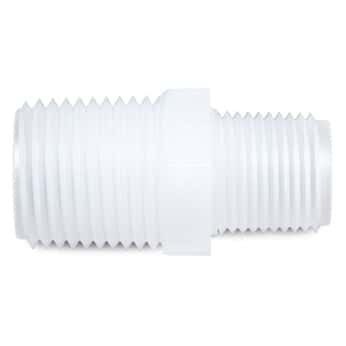 Nipple Fitting, Straight Reducer, PP