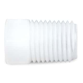 Threaded to Plug Fittings, Straight Adapter, PVDF  