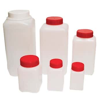 Corning® Gosselin™ Square Wide-Mouth HDPE Storage Bottles