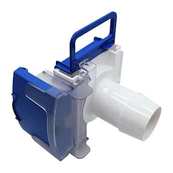 CPC® Colder AseptiQuik® W High-Flow Large-Bore Genderless Quick-Disconnect Hose Barb Adapters, Polycarbonate